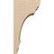 Ekena Millwork 10"W x 10"D x 20"H Wide Hughes Rough Cedar Woodgrain TimberThane Corbel, Primed Tan CORUR10X10X20HUGRCPR - alternate 2